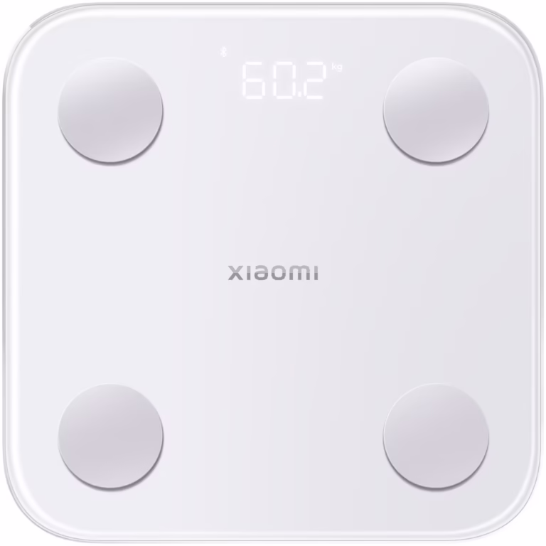 Cantar inteligent Xiaomi Body Composition Scale S400 BHR7793GL, 25 functii, aplicatie Xiaomi, capacitate de stocare pana la 36 profile max 150KG, alb
