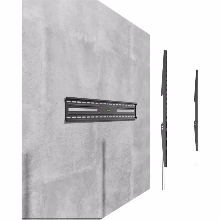 Suport TV de perete Serioux 43X100F, fix, 43″-100″ (109cm-254cm), Negru