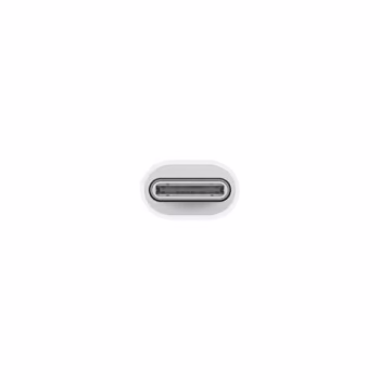 Adaptor incarcator, Apple, USB-C la Lightning, Alb