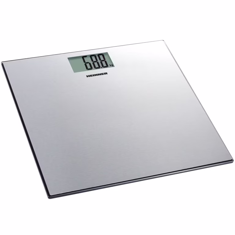 Cantar de persoane Heinner HBS-180SS, 180kg, platforma din inox, 30 x 30 cm, display lcd, Inox