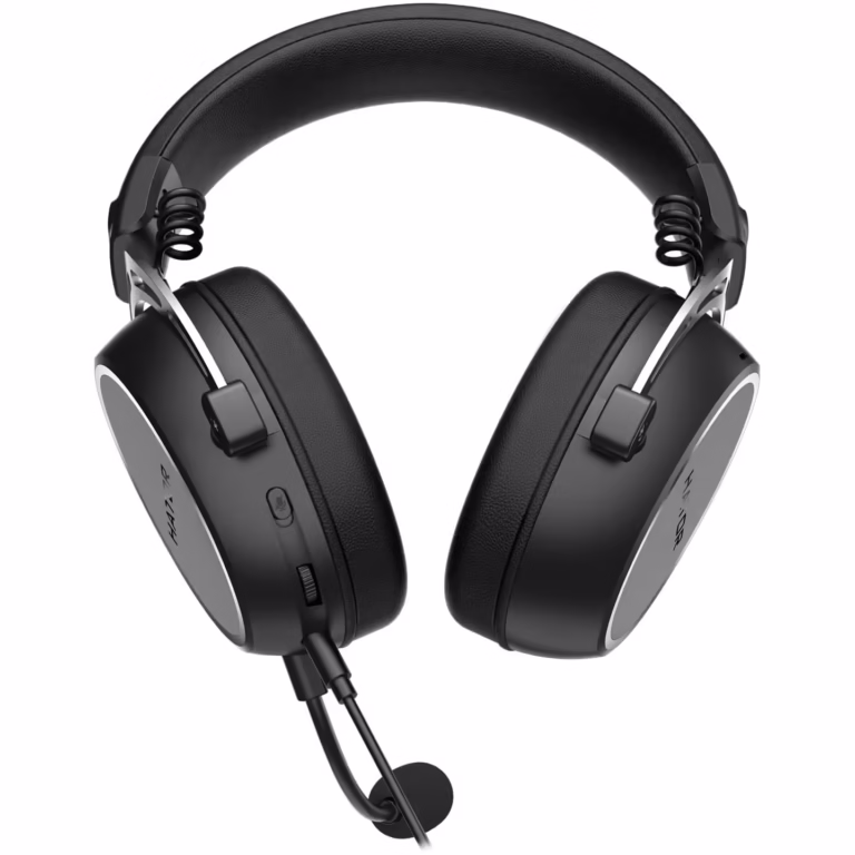 Casti gaming cu fir Hator Hypergang 3, material membrana compozit, frecventa raspuns 10Hz-44kHz, impendanta 32Ω, putere maxima 30mW, microfon detasabil unidirectional, negru