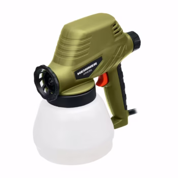 Pistol de vopsit Heinner APVE001, 110 W, 300 ml/min debit, 80 din/sec vascozitate, 1300 ml capacitate rezervor, accesorii ...