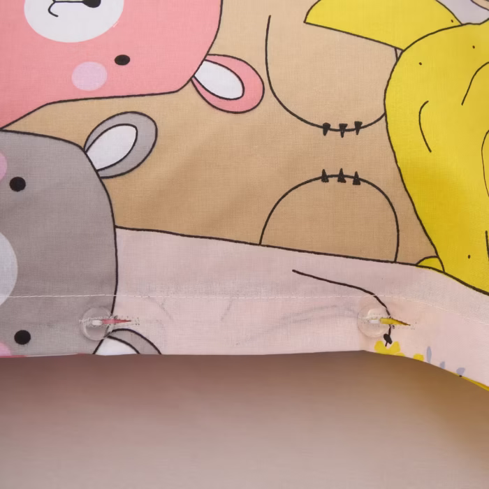 Lenjerie de pat pentru o persoana Animals Heinner Home, 100% bumbac 144 TC, 2 piese