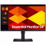 Monitor IPS LED Samsung 24″ S24D406GAU, Full HD (1920 x 1080), HDMI, DisplayPort, Pivot, 100 Hz, 5 ms (Negru)