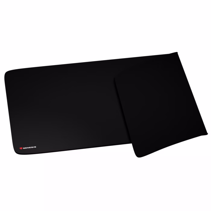 Mousepad Genesis CARBON 500 HYPER LOGO, material cauciuc/textil, dimensiuni 1200 x 600 x 2.5 mm, negru