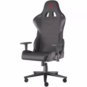 Scaun Gaming Genesis NITRO 550 G2, Baza Metalica, Sezut si Spatar Textil Ajustabil 135°, Perna Lombar si Gat, Max 150 kg., Roti 60mm cu Invelis CareGlide Antiscratch, Negru