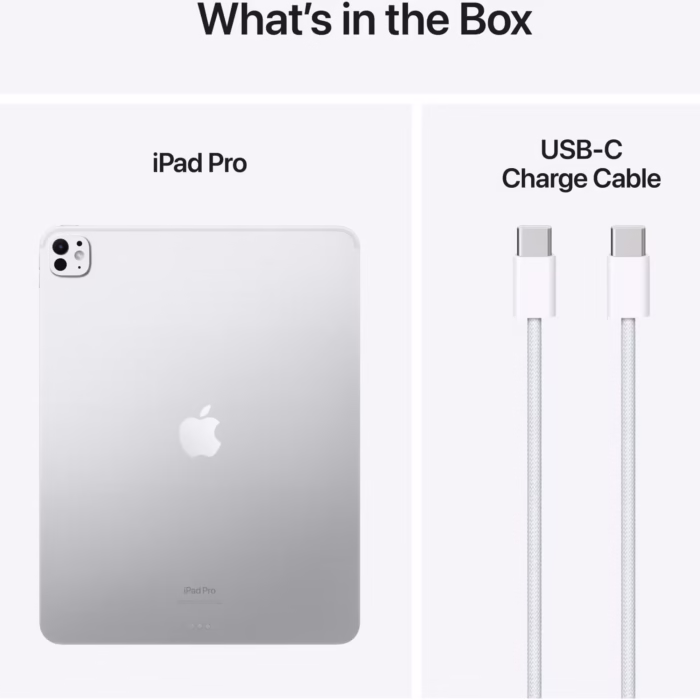 Apple iPad Pro 13″ (2024), 2TB, Wi-Fi, Nano-texture Glass, Silver