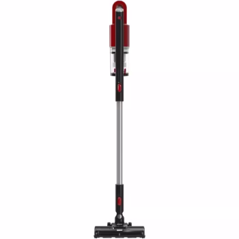 Aspirator vertical Heinner Red Twilight HSVC-M21.6RD, 150 w, acumulator li 21.6v, filtrare ciclonica, dubla utilizare: de mana sau vertical, 2 viteze, capacitate: 0.5l, autonomie max 30 min, accesoriu montare perete, rosu