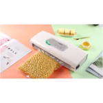 Aparat de vidat si sigilat Heinner HAV-140WH, vidare uscata/ umeda, functie marinare, sistem racire banda sigilare, furtun pentru caserole, mini-cutter incorporat, comptaibil cu pungi latime 30 cm, capacitate vidare: 7-8 l/ min, 0.6 bar, 140W, alb