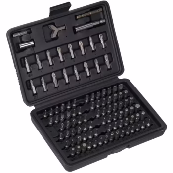 Set 100 biti si adaptor Heinner CTSM012, material chrome-vanadium