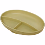 Set diversificare 5 piese din silicon pentru bebelusi U-Grow, contine baveta, bol, farfurie, lingurita si furculita, olive