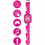 Smartwatch Lexibook Barbie DMW070BB Camera Foto Card Memorie 8GB Inclus Varsta 5 Ani+ Roz