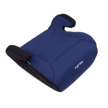 Inaltator auto pentru copii U-Grow, 125-150cm, certificat R129, fara isofix, albastru/negru