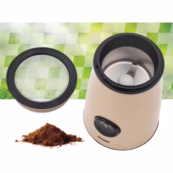 Rasnita electrica Heinner HCG-150IXGD, 150 W, 50g, carcasa inox, Auriu