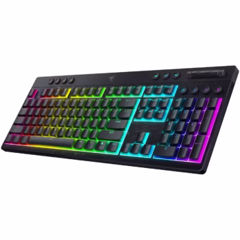 Tastatura mecanica wireless Razer Blackwidow V4 Low profile HyperSpeed, switch Razer Low-profile Mechanical Switches (Oran...