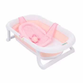 Cadita pentru bebelusi cu reductor si termomentru U-Grow UGCRT-61PK, roz