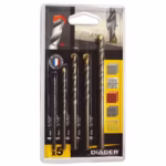 Truse de burghie Diager, cu coada cilindrica, 4-8, 5 piese