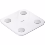 Cantar inteligent Xiaomi Body Composition Scale S400 BHR7793GL, 25 functii, aplicatie Xiaomi, capacitate de stocare pana la 36 profile max 150KG, alb