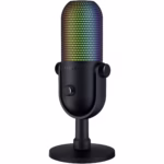 Microfon Razer Seiren V3 Chroma RGB USB, frecventa raspuns 20 Hz -20000 Hz, sensibilitate 34 Db, Negru