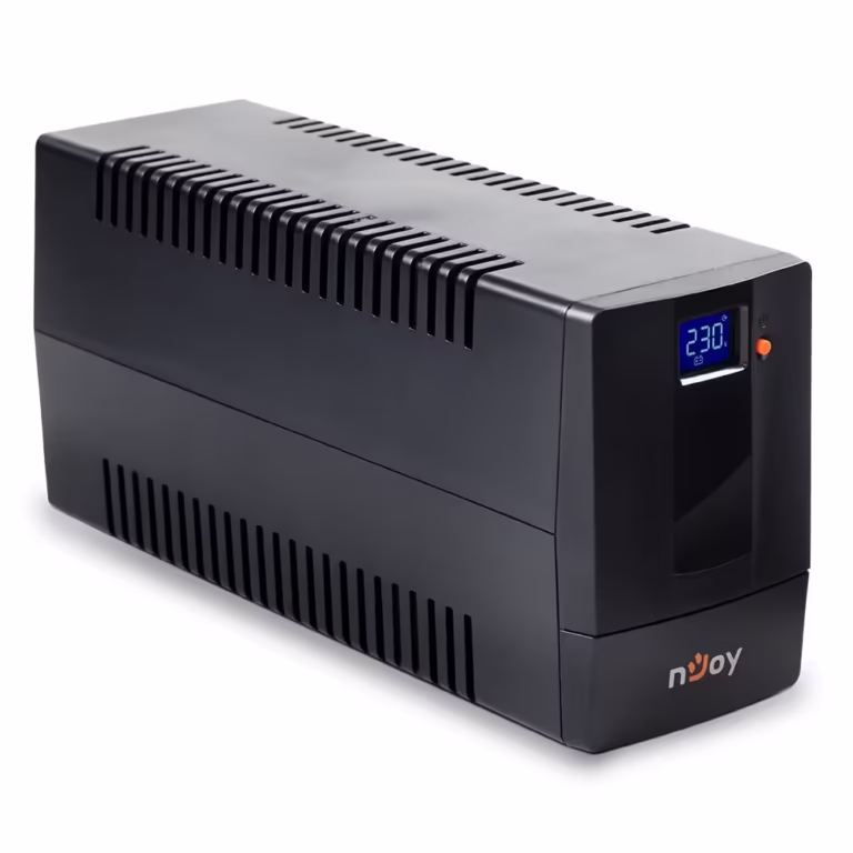 UPS nJoy Horus Plus 600, 600VA/360W, LCD cu ecran tactil, Management, Repornire Automata, Reglaj Automat al Tensiunii