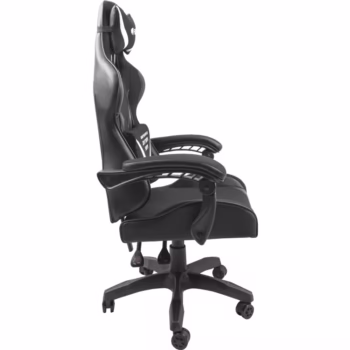 Scaun gaming, Fury, Poliester/Piele ecologica, Negru