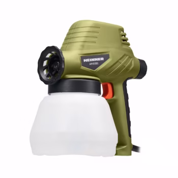 Pistol de vopsit Heinner APVE001, 110 W, 300 ml/min debit, 80 din/sec vascozitate, 1300 ml capacitate rezervor, accesorii ...