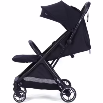Carucior sport pentru bebelusi cu sistem autofold U-Grow, de la nastere, pana la 22 kg, negru