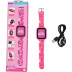 Smartwatch Lexibook Barbie DMW070BB Camera Foto Card Memorie 8GB Inclus Varsta 5 Ani+ Roz