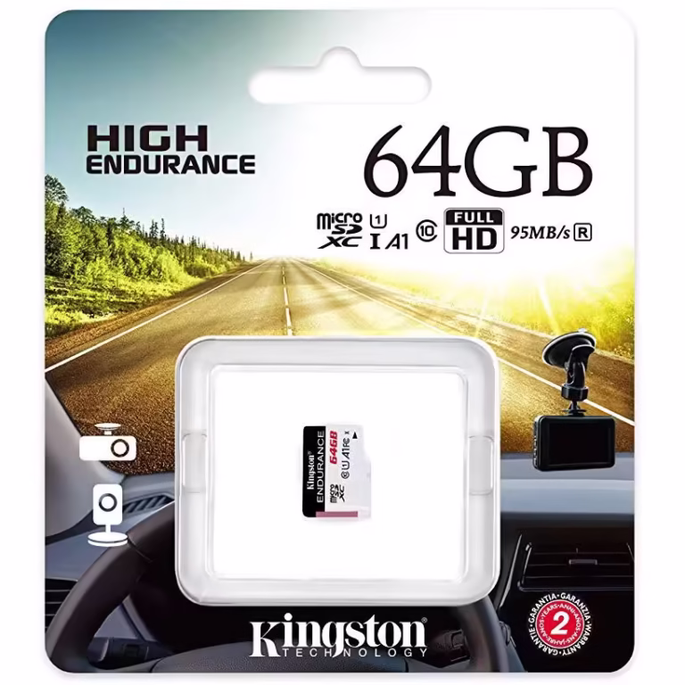 Card de memorie Kingston MicroSDXC Endurance, 64GB, 95R/30W, Clasa 10, UHS-I