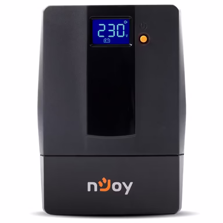 UPS nJoy Horus Plus 600, 600VA/360W, LCD cu ecran tactil, Management, Repornire Automata, Reglaj Automat al Tensiunii