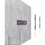 Suport TV de perete Serioux 37X86F, fix, 37″-86″ (93cm-218cm), Negru