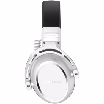 Casti gaming cu fir Hator Hypergang 3, material membrana compozit, frecventa raspuns 10Hz-44kHz, impendanta 32Ω, putere maxima 30mW, microfon detasabil unidirectional, alb
