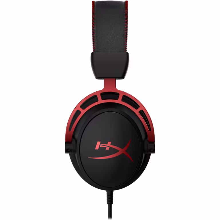 Casti gaming HyperX Cloud Alpha, drivere 50mm Dual Chamber, microfon detasabil cu noise cancelling, certificat Discord/TeamSpeak, spuma cu memorie, multiplatforma, negru/rosu
