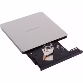 DVD Writer extern Hitachi-LG GP60NS60, Slim, Argintiu