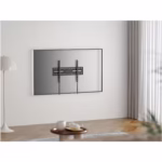 Suport TV de perete Serioux 37X86F, fix, 37″-86″ (93cm-218cm), Negru