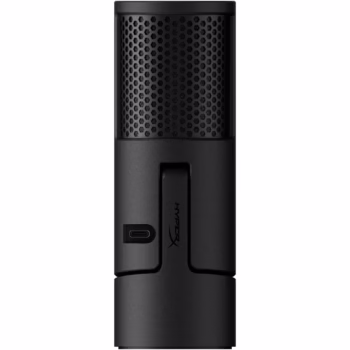 Microfon HyperX SoloCast 2 pentru gaming si creatori de continut, condensator, USB-C, senzor Tap-to-Mute cu indicator LED,...