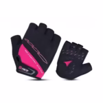Manusi B-RACE cu gel Negru/Fuxia, M