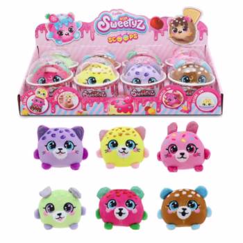 Jucarii de plus, Sweetyz, Multicolor, Parfumate