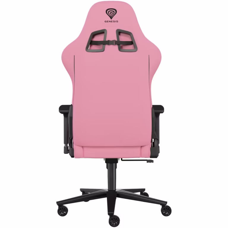 Scaun gaming Genesis Nitro 720, material Synthetic PU + Textil, reglabil pe inaltime, spatar ajustabil, Negru/Roz