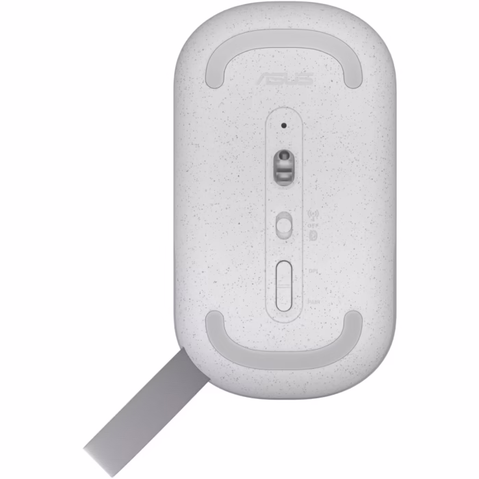 Mouse wireless ASUS Marshmallow MD100, 1600 dpi, capac superior suplimentar, 56g