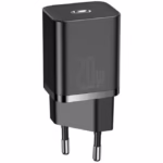Incarcator Retea Baseus Super Si Quick Charger Type-C Black (20W)
