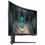 Monitor gaming LED VA curbat Samsung 32″, QHD, Display Port, 1ms, 240Hz, Vesa, FreeSync Premium Pro, Vesa, Negru
