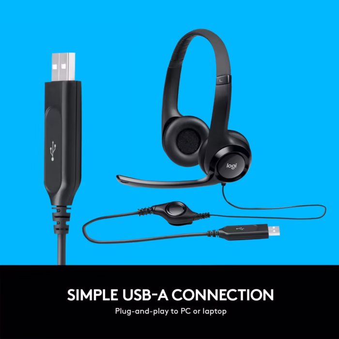 Casti Logitech H390, USB