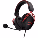 Casti gaming HyperX Cloud Alpha, drivere 50mm Dual Chamber, microfon detasabil cu noise cancelling, certificat Discord/TeamSpeak, spuma cu memorie, multiplatforma, negru/rosu