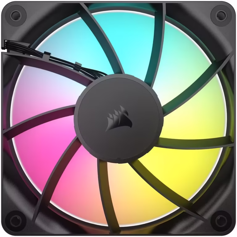 Ventilator Corsair RS120 ARGB 120 PWM, 420 – 2100 RPM, Negru
