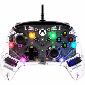 Controler Gaming Hyperx Clutch Gladiate 7D6H2AA, transparent, compatibil PC, Xbox Series X/S