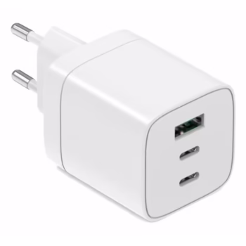 Încărcător Serioux USB-C 2+USB-A 65W, protecție supratensiune, dimensiuni 83x40x40mm