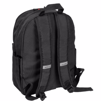 Rucsac laptop GENESIS PALLAD 200, compatibilitate laptop 14.1″, total buzunare 6, capacitate 19 L, material Polyester 1680D,negru