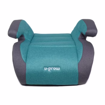 Inaltator auto pentru copii U-Grow, 125-150cm, certificat R129, cu isofix, verde/gri