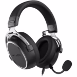 Casti gaming cu fir Hator Hypergang 3, material membrana compozit, frecventa raspuns 10Hz-44kHz, impendanta 32Ω, putere maxima 30mW, microfon detasabil unidirectional, negru